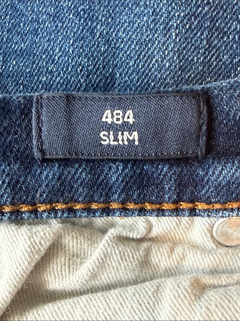J. Crew 484 Men's Kurabo Japanese Slim Fit Jeans - 36 x 32